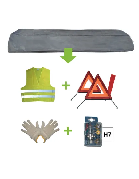 Kit de Emergencia Completo - Bolsa Plana JBM 52774 x2
