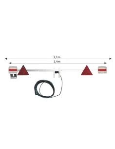 52848 Barra Telescopica Para Remolque De 1,4 A 2,1 M -...