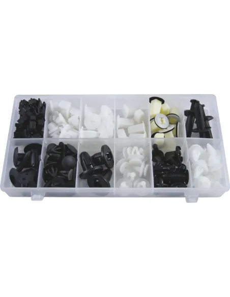 Estuche de Clips Plásticos Mitsubishi 134PCS JBM 52895