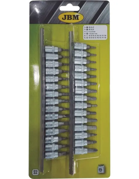 52908 Juego De Puntas 1/4" 30 Pcs JBM