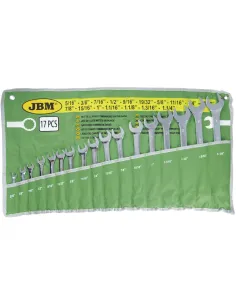 52972 Set De 17 Llaves Combinadas En Pulgada - Acabado...