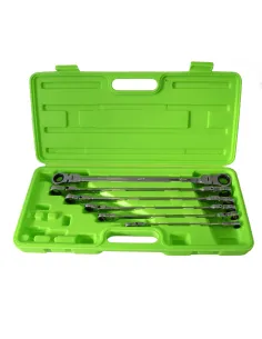 53018 Set De 6 Llaves Articuladas Con Trinquete JBM