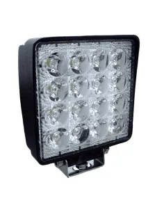 53045 Faro De Trabajo De 16 Leds 48W Cuadrado Luz...