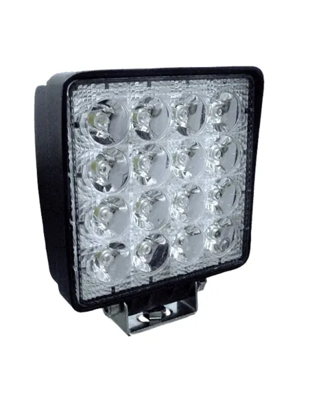 53045 Faro De Trabajo De 16 Leds 48W Cuadrado Luz Dispersa JBM