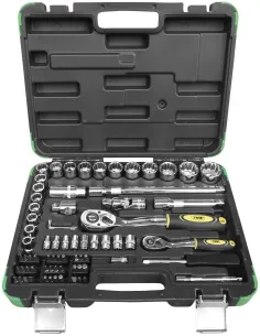 53074 Estuche De Herramientas De 74 Piezas Con Vasos De...