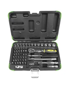 53102 Estuche De Herramientas Con 56 Piezas Con Vasos De...