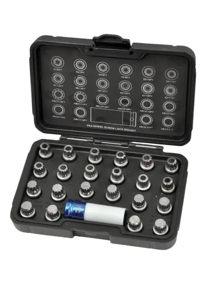 53207 Set Extractor De Tornillos De Seguridad Para Vw JBM