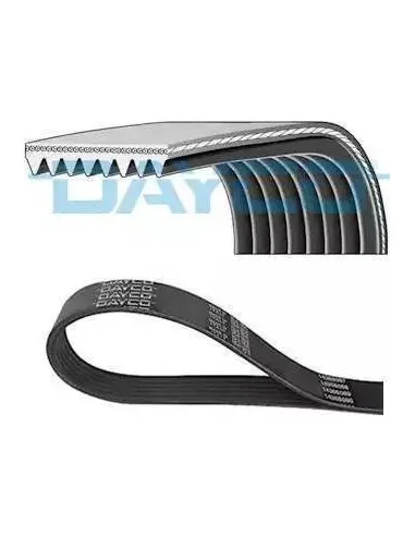 Correa poli-V Dayco 8PK1920HD 8 canales 1920 mm