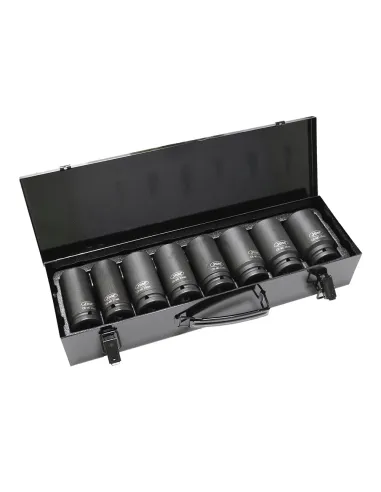 53470 Set De 8 Vasos De Impacto Largos Hex. De 3/4" JBM