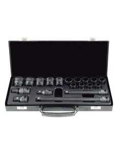 53531 Set De 19 Piezas De Impacto De 1/2" Con 14 Vasos De...