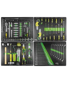 53708 Set De 4 MóDulos Eva Carbono Para Carro De...