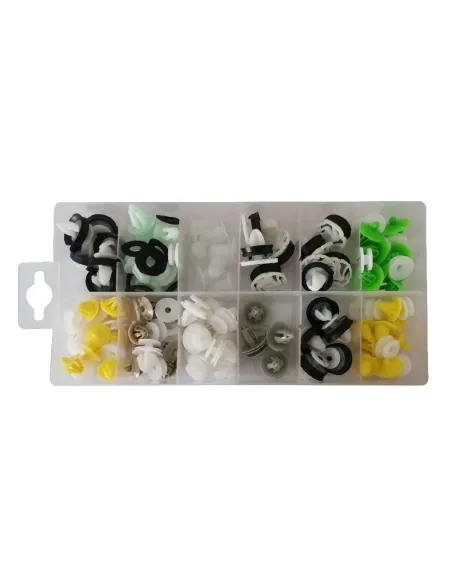 53710 Estuche De Clips Renault Dacia 85 Pcs Para Panel De Puerta JBM
