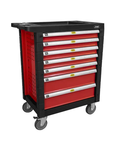 53762 Carro De Herramientas 7 Cajones Rojo - VacãO JBM