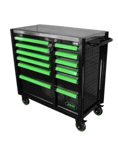 53868 Carro De Herramientas Con 12 Cajones VacãO - Verde...