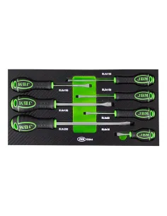 53944 Set De 7 Destornilladores Plano Con MóDulo Eva...