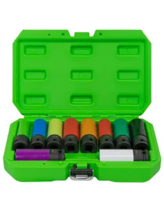 53988 Kit De 10 Vasos Impacto De 1/2" Especial Extracción...