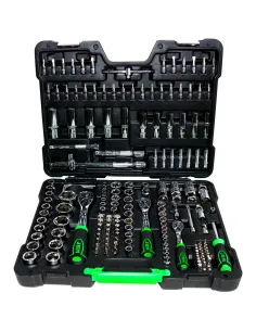 54046 Estuche De Herramientas De 179 Piezas Con Vasos...