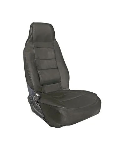 Funda Asiento Anatomica Driver Polipiel Color Negro / Negro