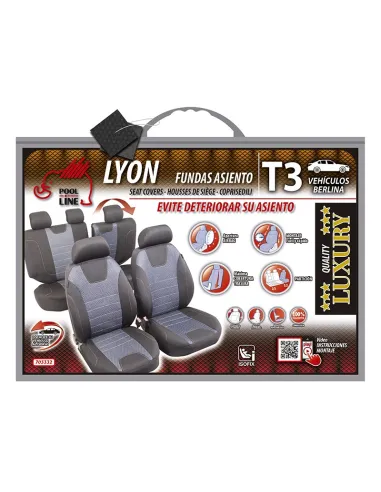 Jgo.Fundas Interior Lyon T3 Calidad Luxury