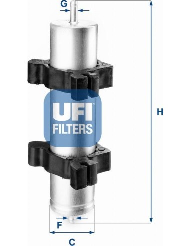 Filtro de combustible UFI 31.824.00