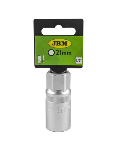 10055 Vaso De Bujía Hex. De 1/2" 21Mm JBM