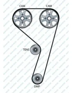 Correa de distribución Ford 941091 116 dientes