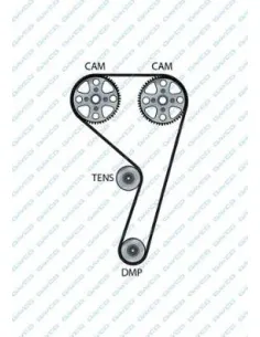 Correa de distribución Ford 941092 116 dientes