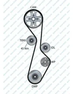 Correa de distribución Ford / KIA 94144 110 dientes