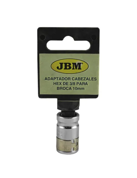 10408 Adapt.Cabezales Hex De 3/8" P/Broca 10Mm JBM