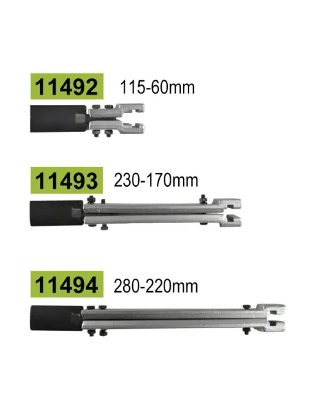 11492 Juego De Garras 115Mm - 60Mm Para Ref. 51122 JBM