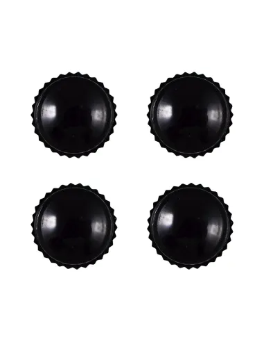 11902 Set De 4 Tapones De Plástico negros Para...