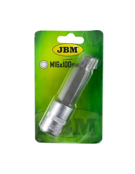 12030 Vaso Punta 1/2" Xzn Inviolable M16X100Mm Esp. Vag JBM