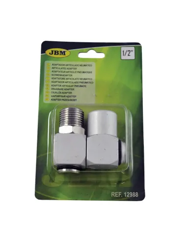12988 Adaptador Articulado neumático De 1/2" JBM