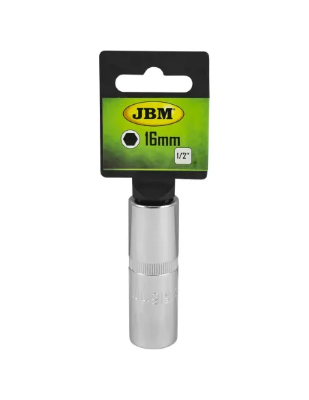 13252 Vaso De Bujia Hex. De 16Mm - Cromado JBM