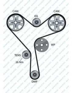 Correa de distribución Lexus / Toyota 94582 179 dientes