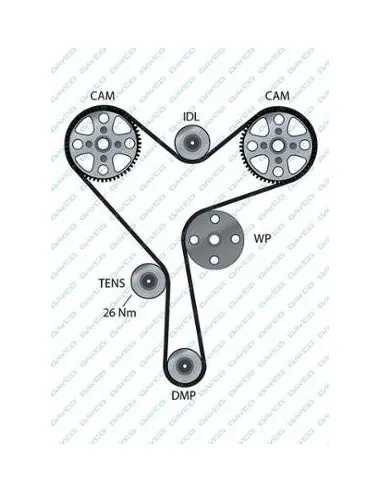 Correa de distribución Lexus / Toyota 94582 179 dientes