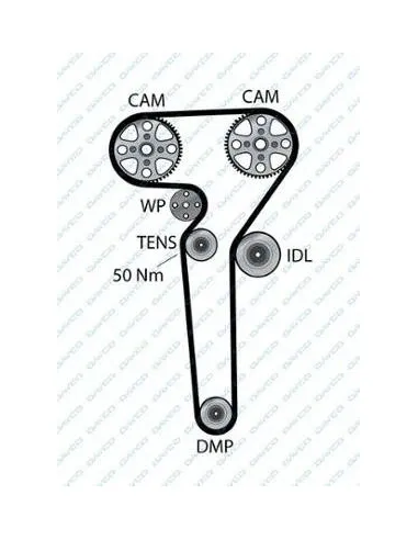 Manguera del radiador VW 94593