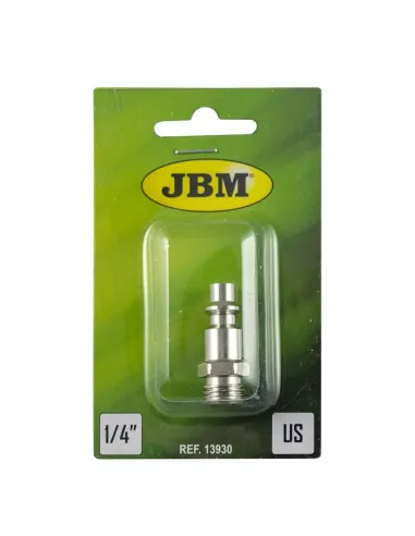 13930 Conector Macho Us - Rosca Macho  1/4" JBM
