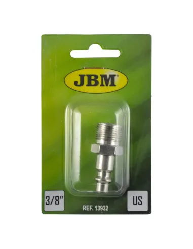 13932 Conector Macho Us - Rosca Macho 3/8" JBM