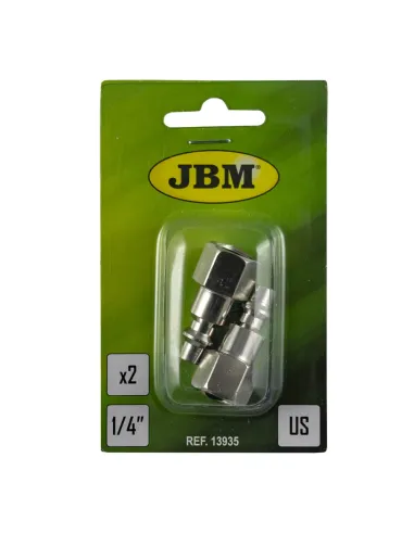 13935 Conector Macho Us - Rosca Hembra 1/4"2Uds...