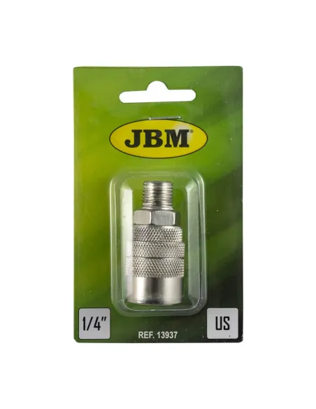 13937 Conector Hembra Us - Rosca Macho 1/4" JBM