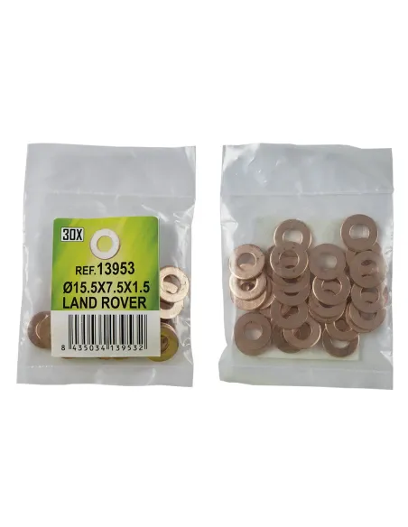 13953 Bolsa De 30 Arandelas De Cobre Para Inyectores - 15.5X7.5X JBM