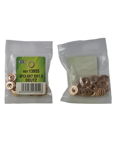 13955 Bolsa De 30 Arandelas De Cobre Para...