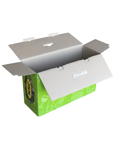 14083 Caja De Cartón Verde Promo Jbm 80X28X49Cm JBM