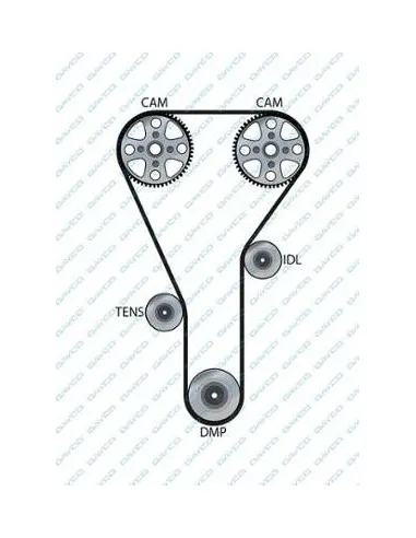 Correa de distribución Mazda 94854 133 dientes