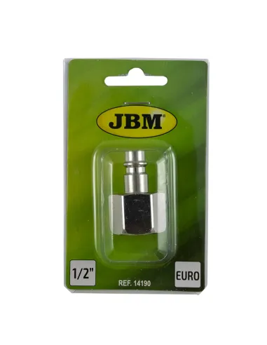 14190 Conector Macho Eur -  Rosca Hembra  1/2" JBM