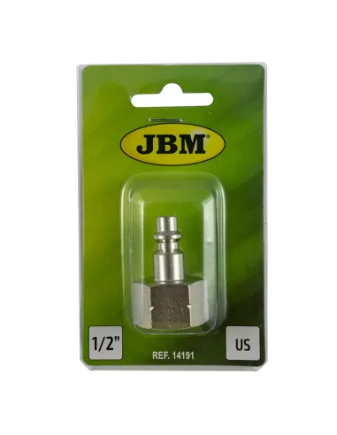 14191 Conector Macho Us - Rosca Hembra 1/2" JBM