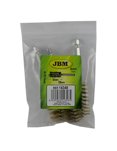 14348 Set De 3 Cepillos De Laton Para 53650 JBM