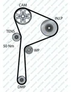 Correa de distribución Opel / Renault 94943 153 dientes