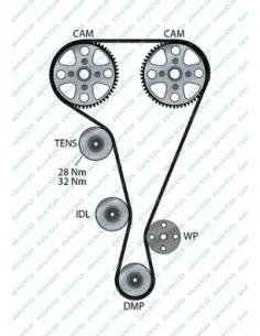 Correa de distribución Nissan / Opel 94978 126 dientes